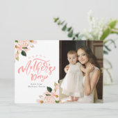 春赤面フローラフォトマザーズデイカード (スタンド正面)