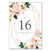 春赤面フローラ幾何結婚フレーム テーブルナンバー (裏面)