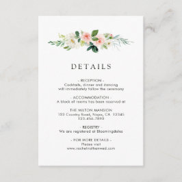 春赤面フローラ結婚の詳細エンクロージャカード エンクロージャーカード