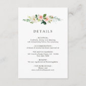 春赤面フローラ結婚の詳細エンクロージャカード エンクロージャーカード (正面)