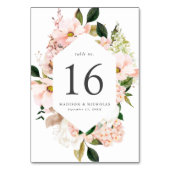 春赤面フローラ結婚フレーム テーブルナンバー (正面)