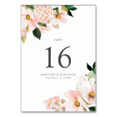 春赤面フローラ結婚ブーケ テーブルナンバー (裏面)