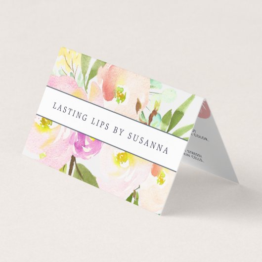 春赤面リッププロダクトディストリビューターのヒントとトリック 名刺 (正面)