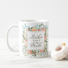 春赤面水の色フローラ母の花嫁 コーヒーマグカップ