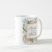 春赤面水の色フローラ母の花嫁 コーヒーマグカップ (正面右)