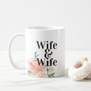 春赤面水カラーフローラ妻と妻 コーヒーマグカップ