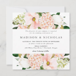 春赤面結婚フローラスクエア 招待状