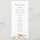 春赤面結婚フローラ式 プログラム (裏面)