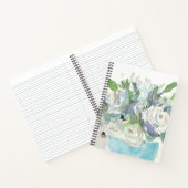 春配置 – 水彩ブーケ ノートブック (内部)