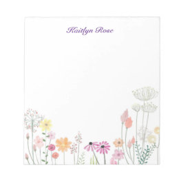 春野草 |メモカスタム帳フローラ ノートパッド