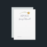 春野草 |ライトブルー結婚のアドバイスカード アドバイスカード<br><div class="desc">この春 |ライトブルー結婚のアドバイスカードは素朴なヴィンテージボホに最適な結婚カード。このデザインはミニマルエレガントムなパステルウォーター色の野生の花を備えている。見る人にクラシックのボヘミシンプルアン夏の庭を思い出させる。デザインのハイライトは、フローラと緑が依然としてアンティークの保間にミニマル、感じどのように与えとモダン緑であるかを示す。ま保た、フォントの変更や自分の写真の追加を自由に行うこと。春ワイルドフラワーコレクションの残りの部分を使用して、より多くの製品を見つけることを確認し、あなたのテーマを完了結婚することを確認する。</div>