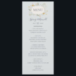 春野草 |ライトブルー結婚のディナーメニュー メニュー<br><div class="desc">この春 |ライトブルー結婚のディナーメニューは、素朴なヴィンテージボホに最適な結婚メニュー。デザインは、カラフル、エレガントミニマルなパステル水色の野生の花を特徴とする。クラシックのボヘミアンシンプルサマーガーデンメドウを思い出させる。デザインのハイライトは、フローラと緑が依然としてアンティークの保間にミニマル、感じどのように与えとモダン緑であるかを示す。ま保た、フォントの変更や自分の写真の追加を自由に行うこと。春ワイルドフラワーコレクションの残りの部分を使用して、より多くの製品を見つけることを確認し、あなたのテーマを完了結婚することを確認する。</div>