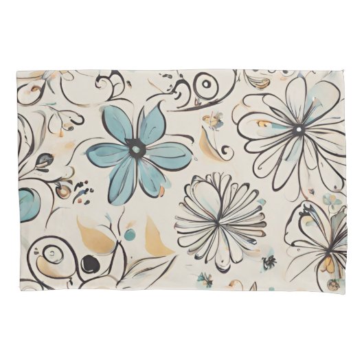 春野草 枕カバー (正面)