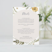 春野草 |白色の詳細エンクロージャカード エンクロージャーカード (スタンド正面)