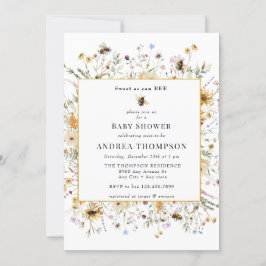 春野草 | Bee Baby Shower 招待状