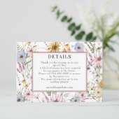 春野草 | Boho Chic 結婚's |詳細 エンクロージャーカード (スタンド正面)