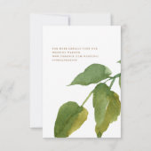 春金ゴールドと白シンプル救の日付 セーブザデート (裏面)