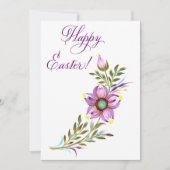 春開花イースターグリーティング シーズンカード (正面)
