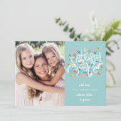 春開花イースターフォトカード シーズンカード (スタンド正面)