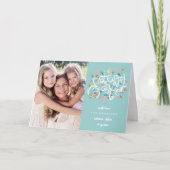 春開花イースターフォトグリーティングカード シーズンカード (正面)