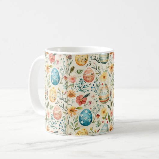 春開花イースター2 コーヒーマグカップ (正面左)