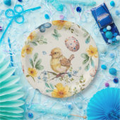 春開花イースター2 ペーパープレート (パーティー)