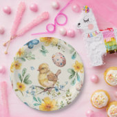 春開花イースター2 ペーパープレート (パーティー)