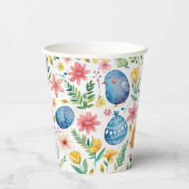 春開花イースター3 紙コップ