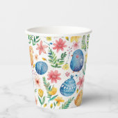 春開花イースター3 紙コップ (正面)