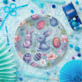 春開花イースター5 ペーパープレート (パーティー)