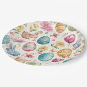 春開花イースター6 ペーパープレート (アングル)