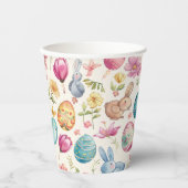 春開花イースター6 紙コップ (正面)