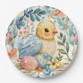 春開花イースター7 ペーパープレート