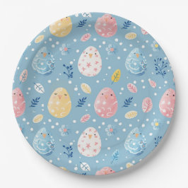 春開花イースター8 ペーパープレート