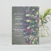 春開花フォト結婚式招待状 招待状 (スタンド正面)