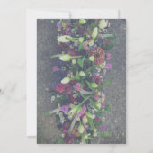 春開花フォト結婚式招待状 招待状 (裏面)