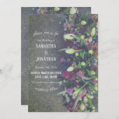 春開花フォト結婚式招待状 招待状 (正面/裏面)