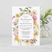 春開花フローラアーチファースト聖餐式 招待状 (スタンド正面)