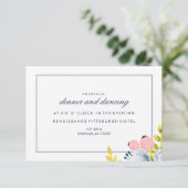 春開花フローラ披露宴カード 招待状 (スタンド正面)