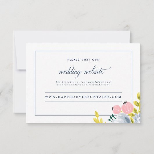 春開花フローラWebサイトカード (正面)