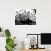 春開花プリント ポスター (ホームオフィス)