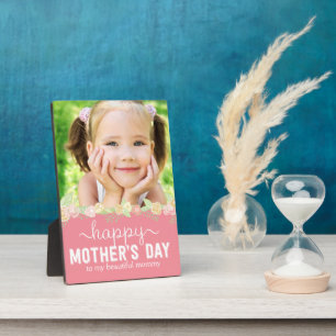 春開花マザーズデイカスタムフレームプラーク フォトプラーク