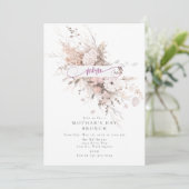 春開花マザーズデイブランチ招待状 招待状 (スタンド正面)