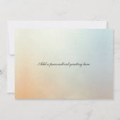 春開花写真結婚のサンキューカード サンキューカード (裏面)