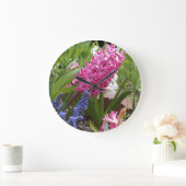 春開花壁時計 ラージ壁時計 (ホーム)