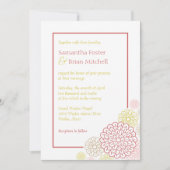 春開花結婚式招待状 招待状 (正面)