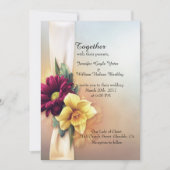 春開花結婚式招待状 招待状 (正面)