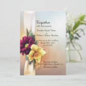 春開花結婚式招待状 招待状 (スタンド正面)