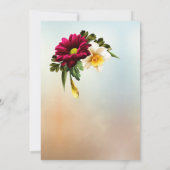 春開花結婚式招待状 招待状 (裏面)