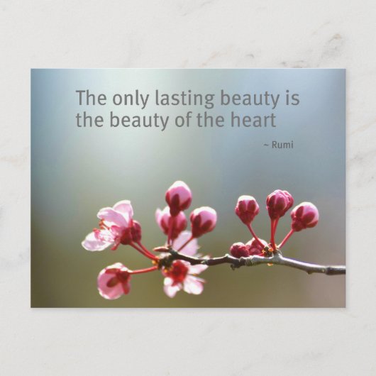 春開花美しい ポストカード (正面)